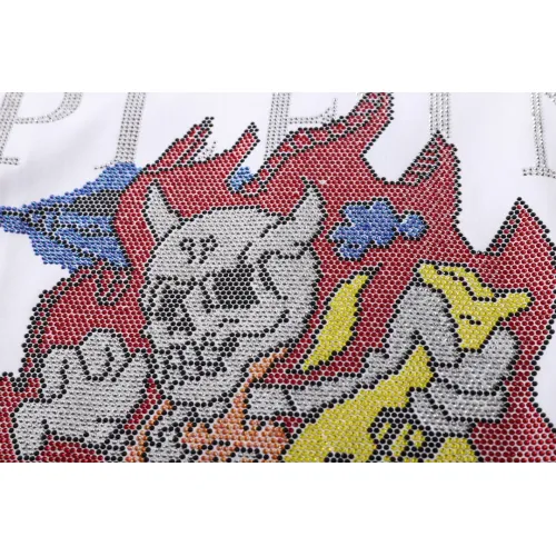 Replica Philipp Plein PP T-Shirts Short Sleeved For Men #1401940 $29.00 USD for Wholesale