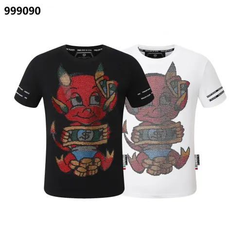 Replica Philipp Plein PP Oversize T-Shirts Short Sleeved For Men #1401946 $29.00 USD for Wholesale