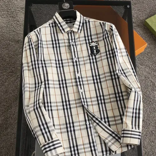 Burberry Shirts Long Sleeved For Men #1402044
