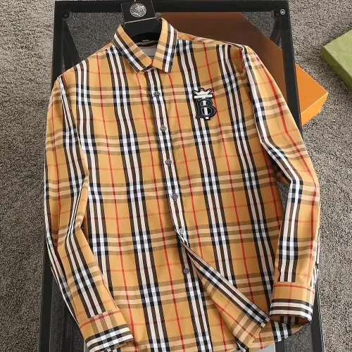 Burberry Shirts Long Sleeved For Men #1402045