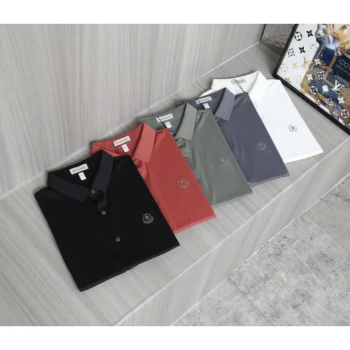 Replica Moncler Shirts Short Sleeved For Men #1402776 $52.00 USD for Wholesale