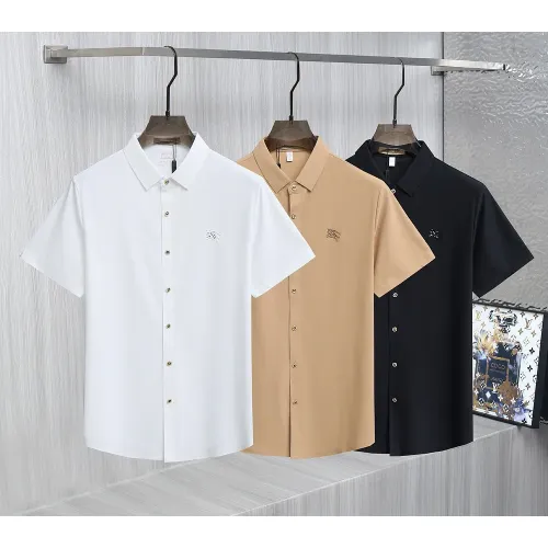 Replica Burberry Shirts Short Sleeved For Men #1402780 $52.00 USD for Wholesale