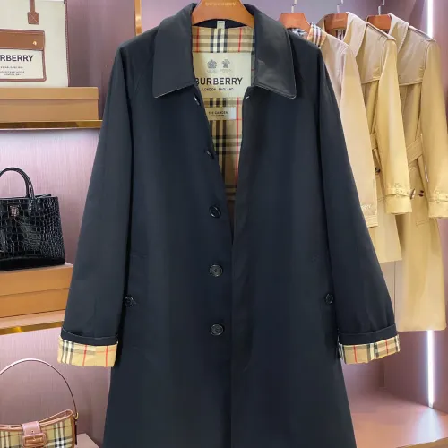 Replica Burberry Trench Coat Long Sleeved For Men #1403302 $202.00 USD for Wholesale