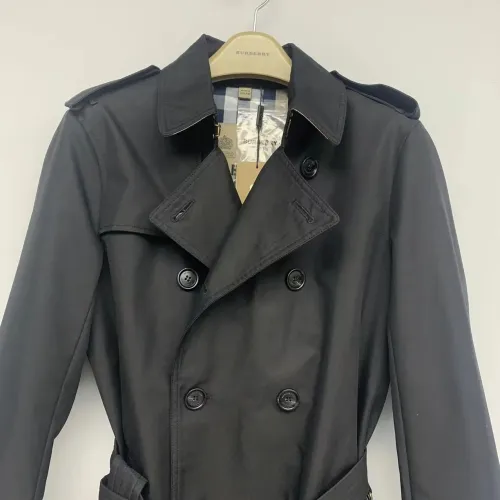 Replica Burberry Trench Coat Long Sleeved For Men #1403340 $205.00 USD for Wholesale