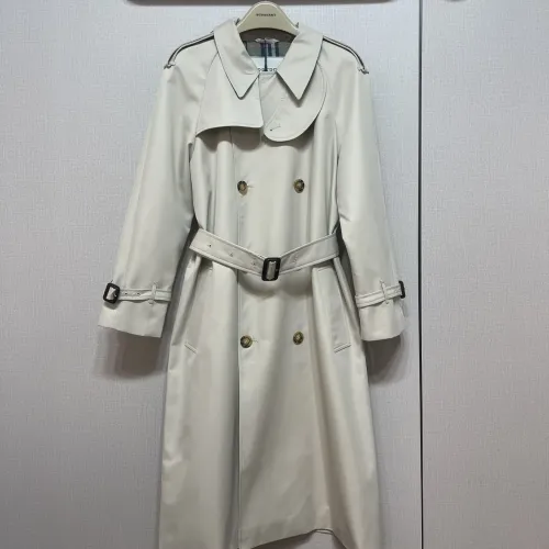Burberry Trench Coat Long Sleeved For Women #1403345