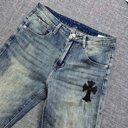 Replica Chrome Hearts Jeans For Men #1403886 $48.00 USD for Wholesale