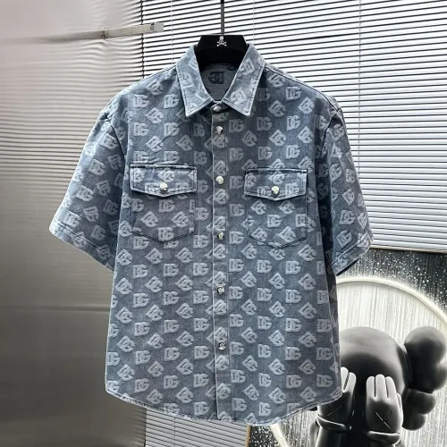 Replica Dolce & Gabbana D&G Tracksuits Short Sleeved For Men #1404301 $82.00 USD for Wholesale