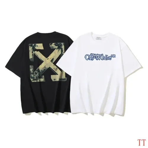 Replica Off-White T-Shirts Short Sleeved For Unisex #1404473 $29.00 USD for Wholesale