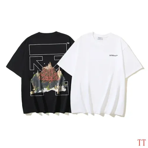 Replica Off-White T-Shirts Short Sleeved For Unisex #1404484 $29.00 USD for Wholesale