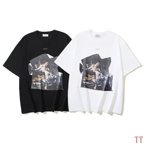 Replica Off-White T-Shirts Short Sleeved For Unisex #1404486 $29.00 USD for Wholesale