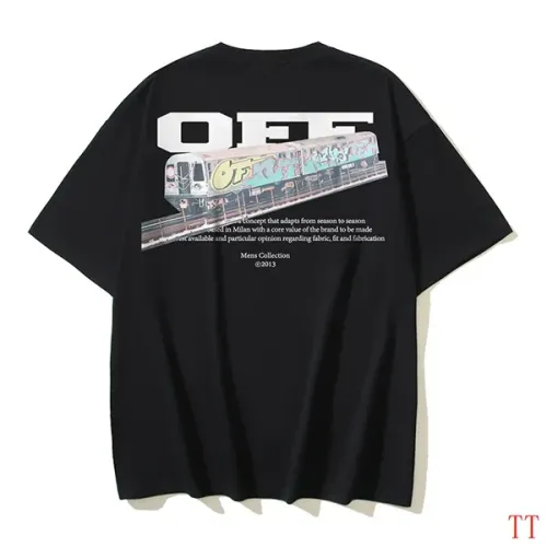Replica Off-White T-Shirts Short Sleeved For Unisex #1404506 $32.00 USD for Wholesale