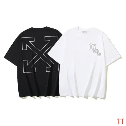 Replica Off-White T-Shirts Short Sleeved For Unisex #1404522 $29.00 USD for Wholesale