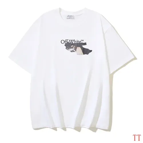 Replica Off-White T-Shirts Short Sleeved For Unisex #1404529 $29.00 USD for Wholesale
