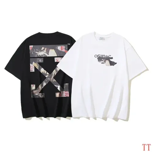 Replica Off-White T-Shirts Short Sleeved For Unisex #1404529 $29.00 USD for Wholesale