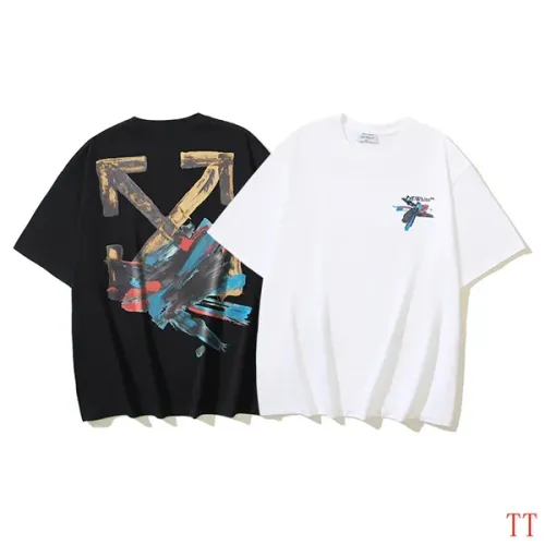 Replica Off-White T-Shirts Short Sleeved For Unisex #1404540 $29.00 USD for Wholesale
