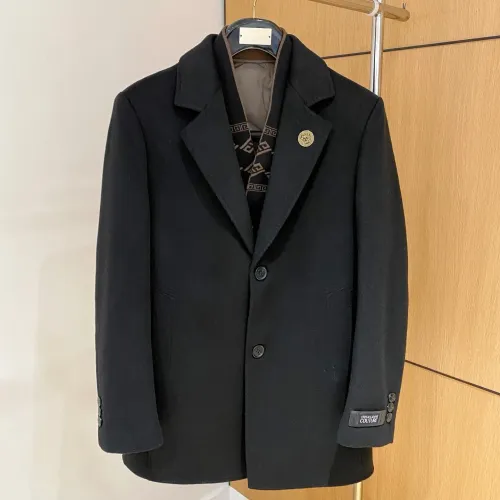 Versace Coats Long Sleeved For Men #1404760