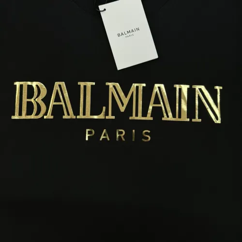 Replica Balmain T-Shirts Short Sleeved For Men #1405236 $76.00 USD for Wholesale