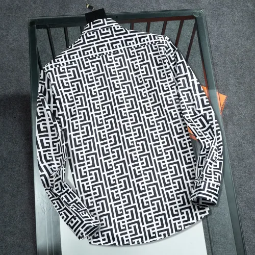 Replica Balmain Shirts Long Sleeved For Men #1405861 $38.00 USD for Wholesale