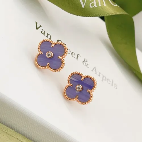 Replica Van Cleef & Arpels Earrings For Women #1406291 $25.00 USD for Wholesale