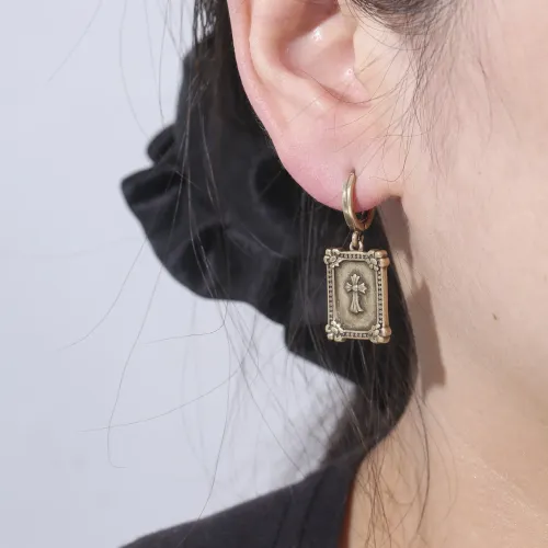 Replica Chrome Hearts Earrings For Women #1406701 $39.00 USD for Wholesale