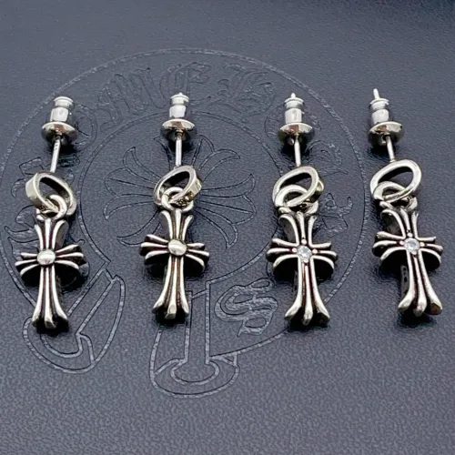 Replica Chrome Hearts Earrings #1406757 $25.00 USD for Wholesale