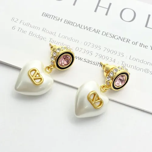 Replica Valentino Earrings For Women #1406961 $32.00 USD for Wholesale