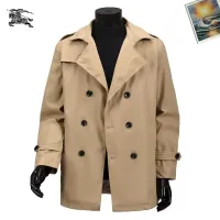 $88.00 USD Burberry Trench Coat Long Sleeved For Men #1395346