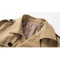 $88.00 USD Burberry Trench Coat Long Sleeved For Men #1395346