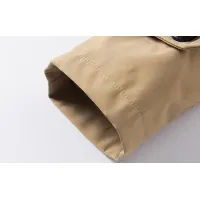 $88.00 USD Burberry Trench Coat Long Sleeved For Men #1395346