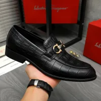 $82.00 USD Salvatore Ferragamo Leather Shoes For Men #1399117