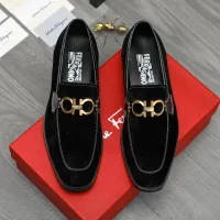 $80.00 USD Salvatore Ferragamo Leather Shoes For Men #1399136