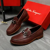 $125.00 USD Salvatore Ferragamo Leather Shoes For Men #1399156