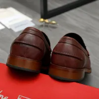 $125.00 USD Salvatore Ferragamo Leather Shoes For Men #1399156