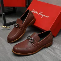 $125.00 USD Salvatore Ferragamo Leather Shoes For Men #1399158