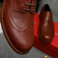 $125.00 USD Salvatore Ferragamo Leather Shoes For Men #1399167