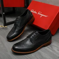 $125.00 USD Salvatore Ferragamo Leather Shoes For Men #1399168