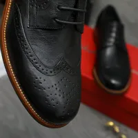 $125.00 USD Salvatore Ferragamo Leather Shoes For Men #1399168
