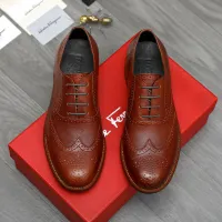 $125.00 USD Salvatore Ferragamo Leather Shoes For Men #1399169