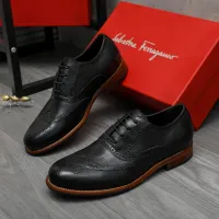 $125.00 USD Salvatore Ferragamo Leather Shoes For Men #1399170