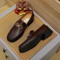 $98.00 USD Salvatore Ferragamo Leather Shoes For Men #1399784