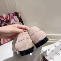 $118.00 USD Dolce & Gabbana D&G Leather Shoes For Women #1400752