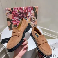 $122.00 USD Dolce & Gabbana D&G Leather Shoes For Women #1400757