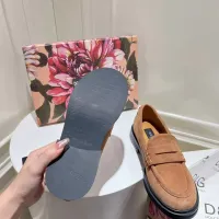 $122.00 USD Dolce & Gabbana D&G Leather Shoes For Women #1400757