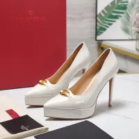 $125.00 USD Valentino High-Heeled Shoes For Women #1401127