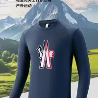 $42.00 USD Moncler T-Shirts Long Sleeved For Men #1402544