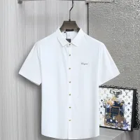 $52.00 USD Salvatore Ferragamo Shirts Short Sleeved For Men #1402767