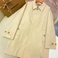 $202.00 USD Burberry Trench Coat Long Sleeved For Men #1403301