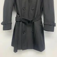 $205.00 USD Burberry Trench Coat Long Sleeved For Men #1403340