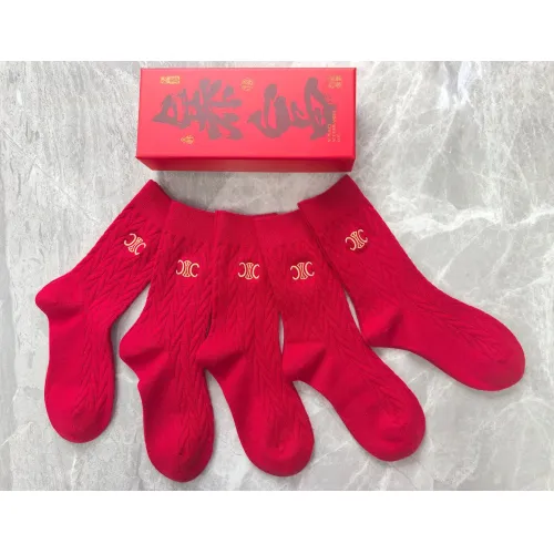 Replica Celine Socks #1407353 $29.00 USD for Wholesale
