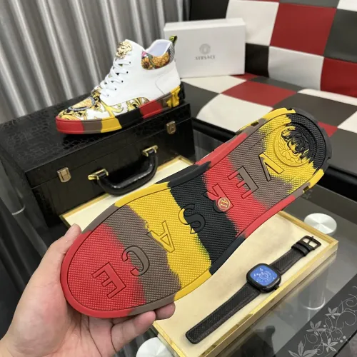 Replica Versace High Tops Shoes For Men #1408407 $82.00 USD for Wholesale